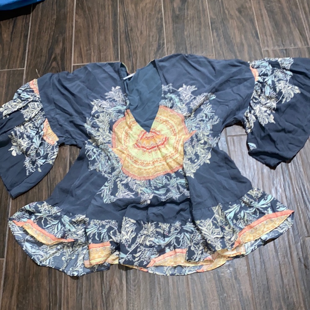 Free People boho flowy blouse